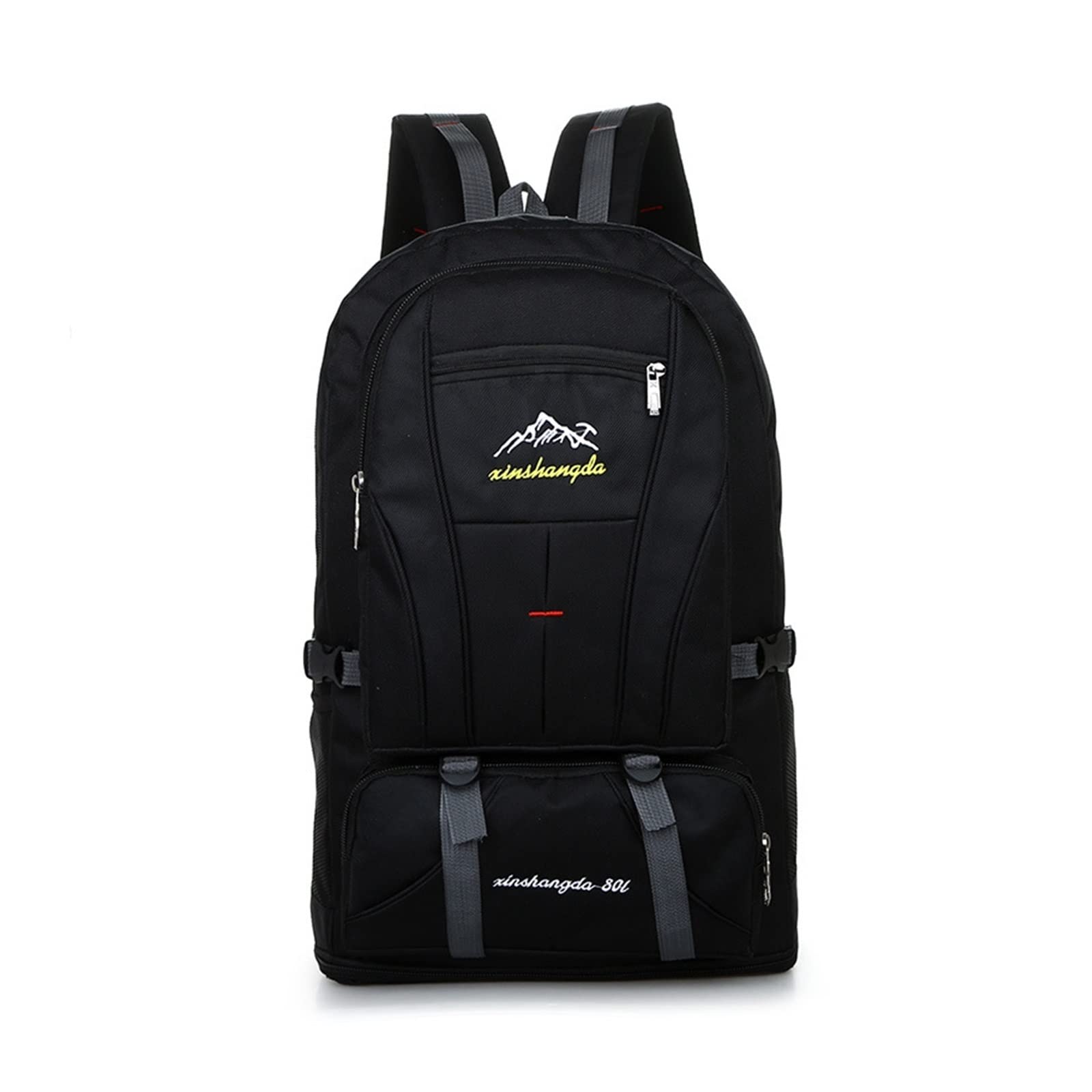 SHUBIAO 80L Expandable Multi-Layer Hiking Backpack for Men - Waterproof Mountaineering & Outdoor Climbing Backpack - Perfect for Camping, Trekking, and Travel Adventures