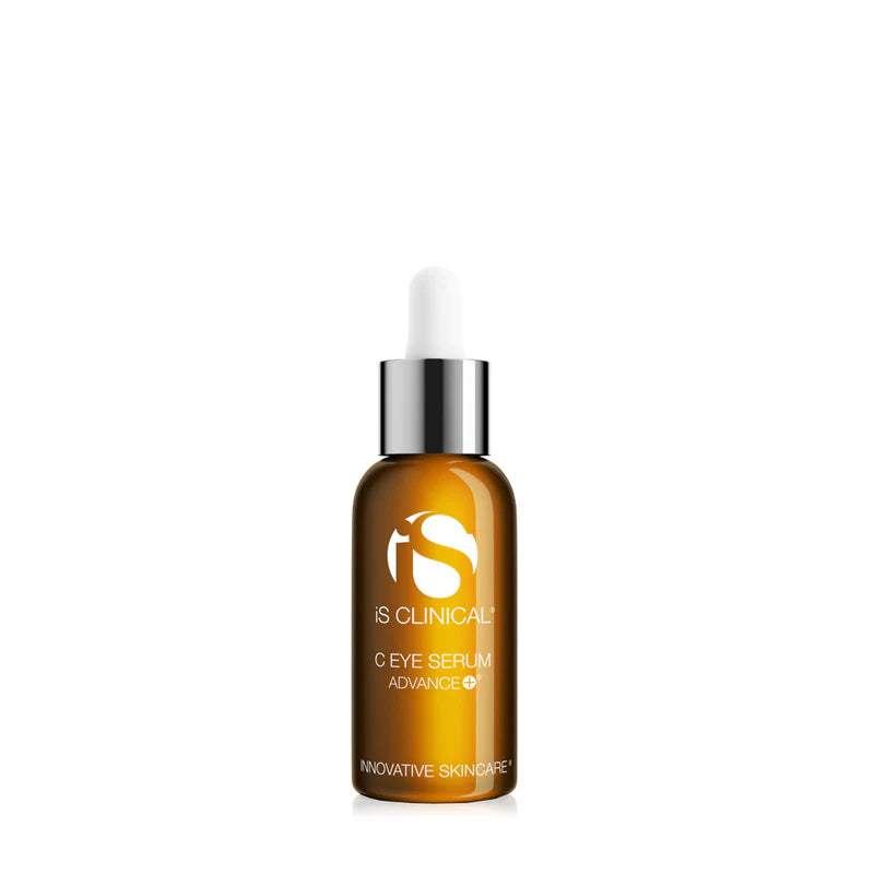iS Clinical C Eye Serum - Advanced Vitamin C Brightening & Anti-Aging Eye Treatment for Dark Circles & Wrinkles | Perfect for Morning & Night Skincare Routine