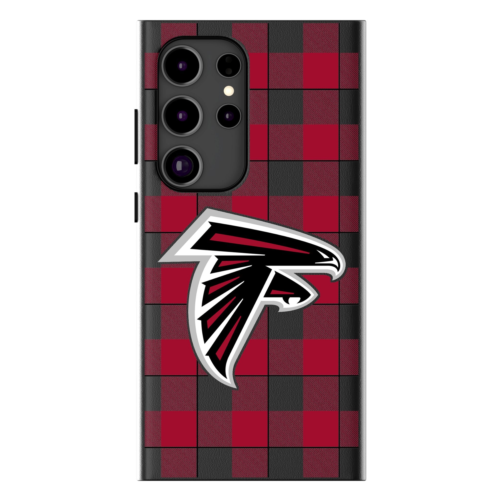 Atlanta Falcons Plaid MagSafe Compatible Phone Case for Samsung Galaxy S21 S22 S23 - Durable Protection with Stylish Team Design for Game Day & Everyday Use