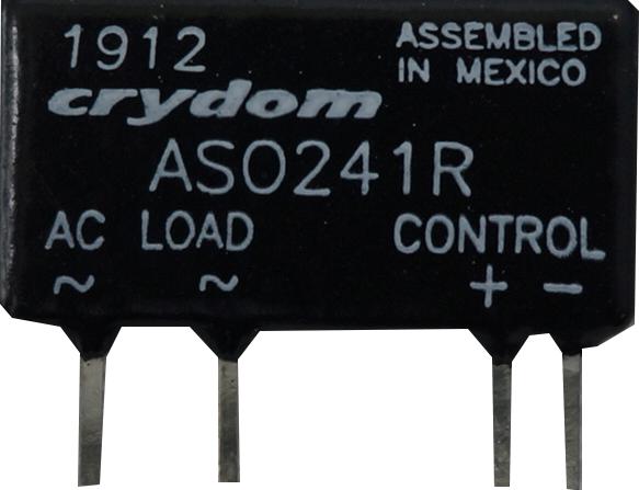 ASO241R Mini SIP Solid State Relay - 4-10VDC Control, 1.5Amp 24-280VAC Load - Perfect for Industrial Automation, HVAC Systems & Appliance Control