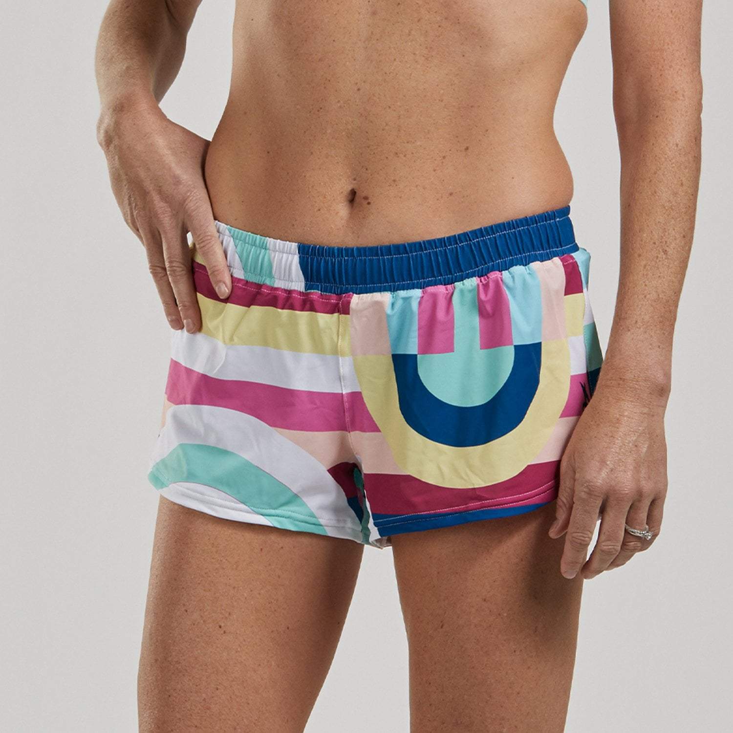 Women's Limited Edition Run 3 Classic Shorts - Riviera Blue Athletic Running Shorts for Women | Perfect for Jogging, Gym Workouts & Casual Wear