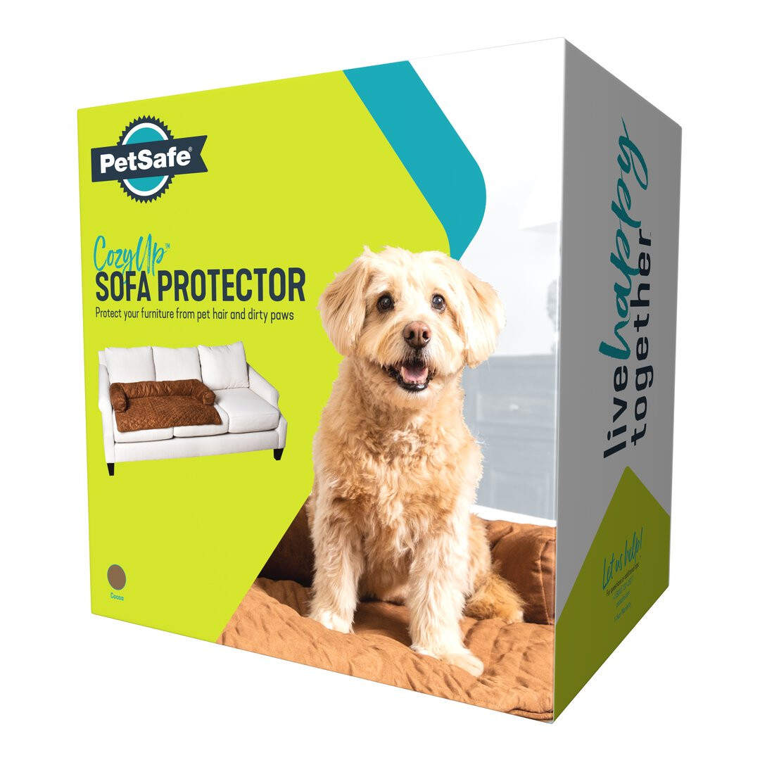 Petsafe CozyUp® Dog Sofa Protector - Waterproof & Non-Slip Pet Couch Cover for Dogs and Cats - Perfect for Living Room Furniture Protection and Pet Comfort