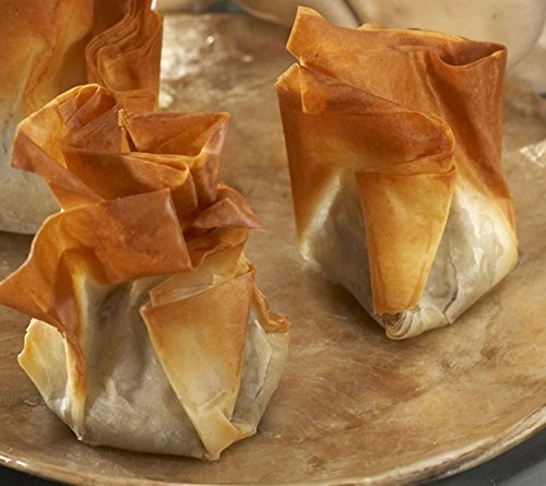 Bulk Pear & Brie Beggars Purse - Gourmet Frozen Vegetarian Appetizers (Set of 8 Trays) | Perfect for Weddings, Parties & Holiday Events
