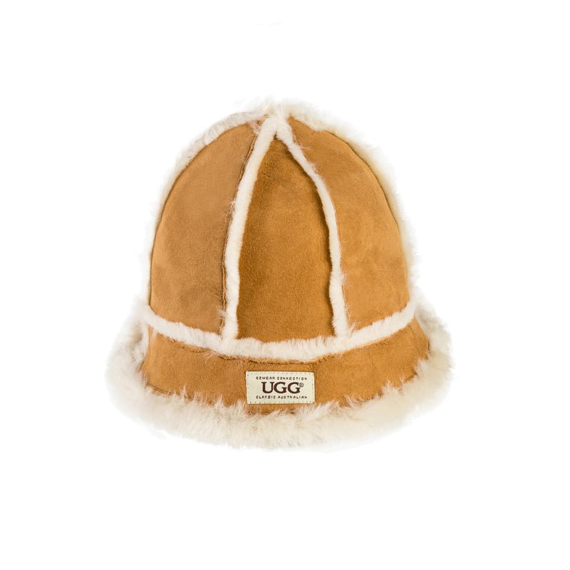 UGG Bucket Hat for Women & Men - Soft & Warm Winter Beanie with Fleece Lining - Perfect for Outdoor Activities, Skiing, and Cold Weather Fashion