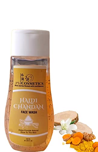 6R Cosmetics Gentle Face Wash for Sensitive Skin - Soap Free, Paraben Free, No Harsh Chemicals | Mild Daily Cleanser for Dry & Acne-Prone Skin | Perfect for Morning & Night Skincare Routine