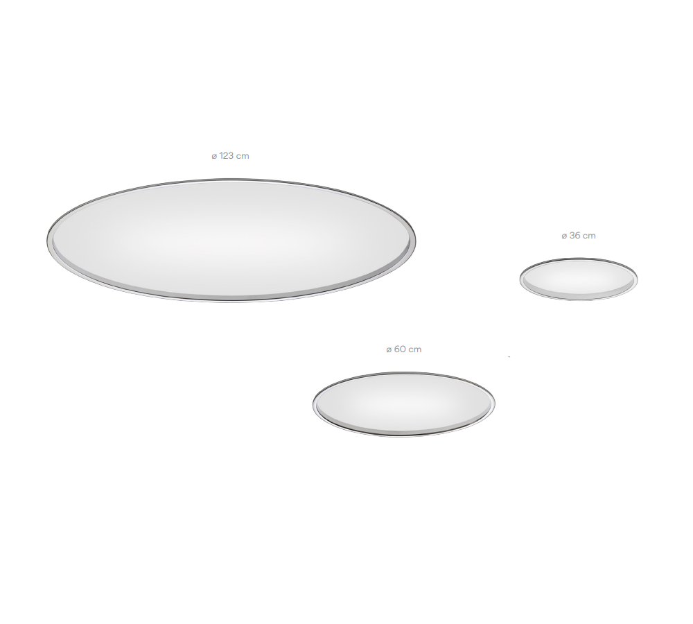 Large Modern Built-in Ceiling Light Fixture - Energy Efficient LED Flush Mount for Living Room, Bedroom & Kitchen Lighting