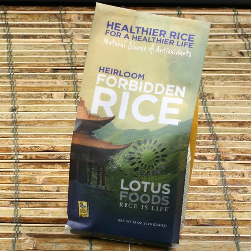 Organic Forbidden Black Rice by Lotus Foods - 15oz (Pack of 1) | Gluten-Free Whole Grain Rice | Perfect for Buddha Bowls, Stir-Fries & Healthy Meal Prep
