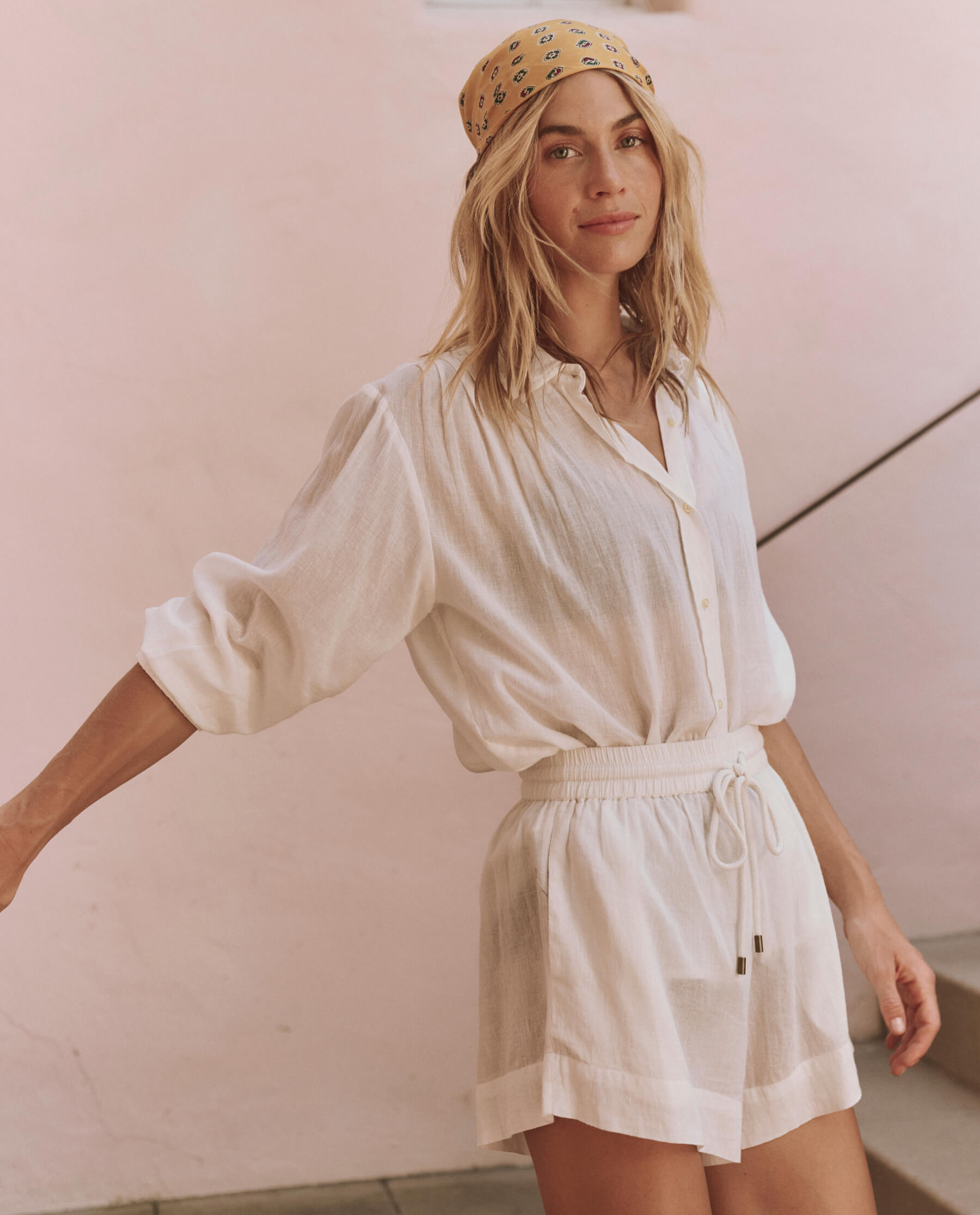 The Cove Shirt - Premium White Casual Button Down Shirt for Men | Perfect for Office, Date Night & Summer Outfits