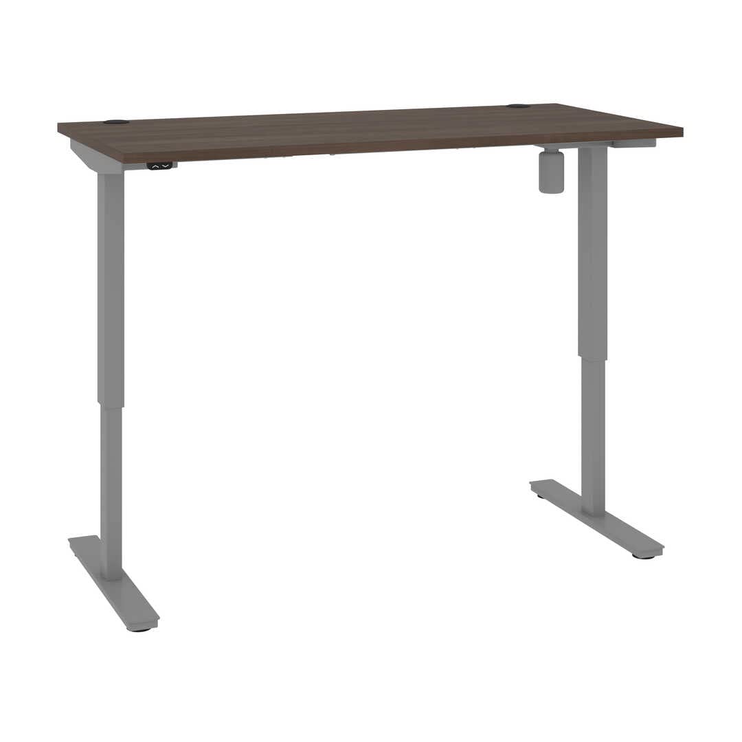 Bestar Upstand 30 x 72 Inches Adjustable Height Standing Desk - Antigua Finish - Ergonomic Home Office Desk for Work, Study & Gaming