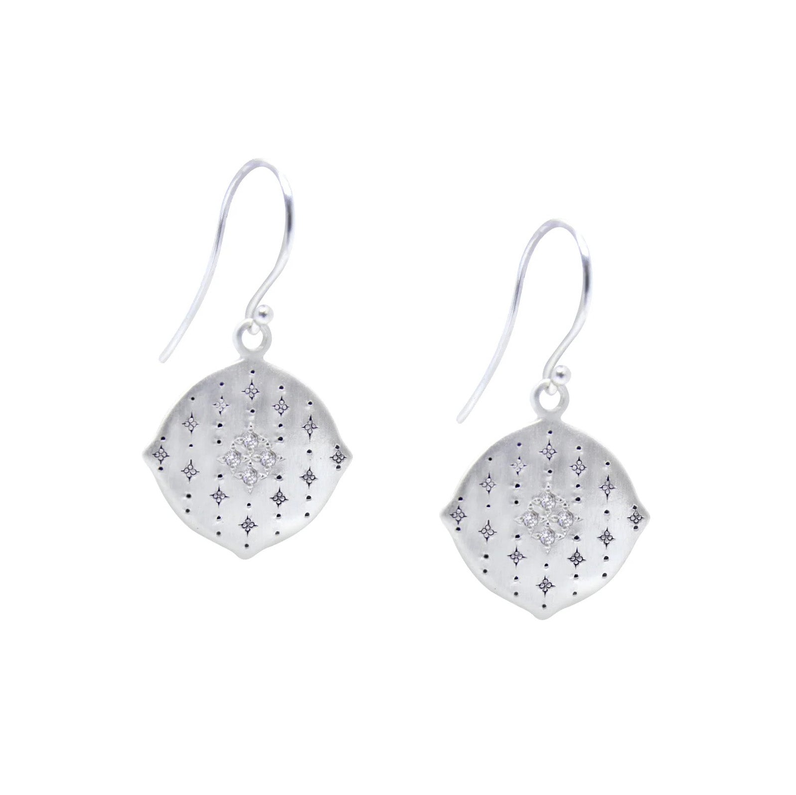 Diamond Sky Earrings – Elegant Sterling Silver Dangle Earrings for Women | Perfect for Weddings, Parties & Special Occasions