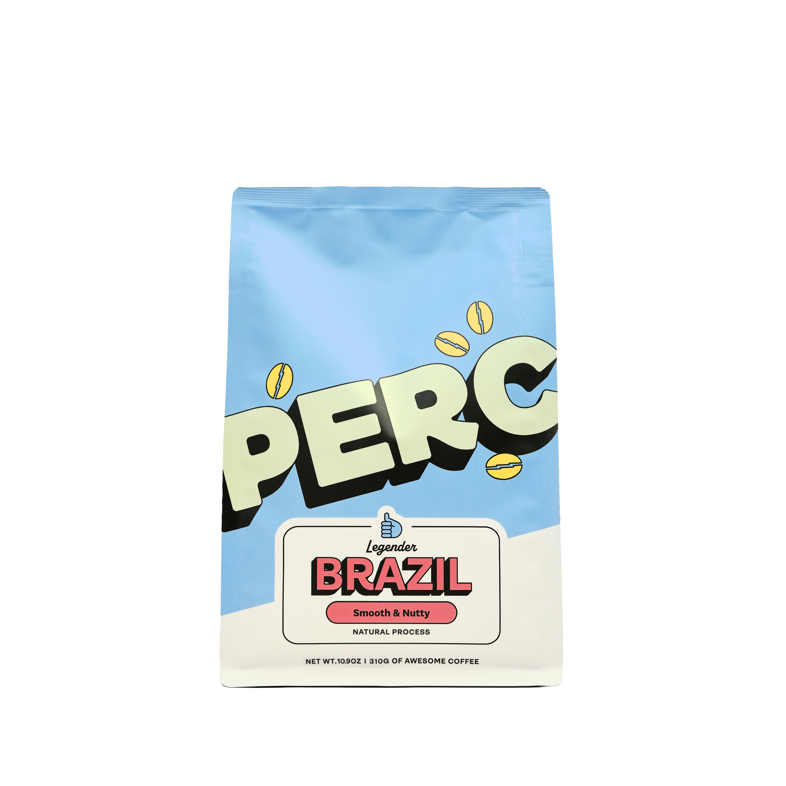 Brazil Legender - Premium Brazilian Coffee Beans, 100% Arabica, Medium Roast for Rich Flavor | Perfect for Home Brewing, Office & Gifting
