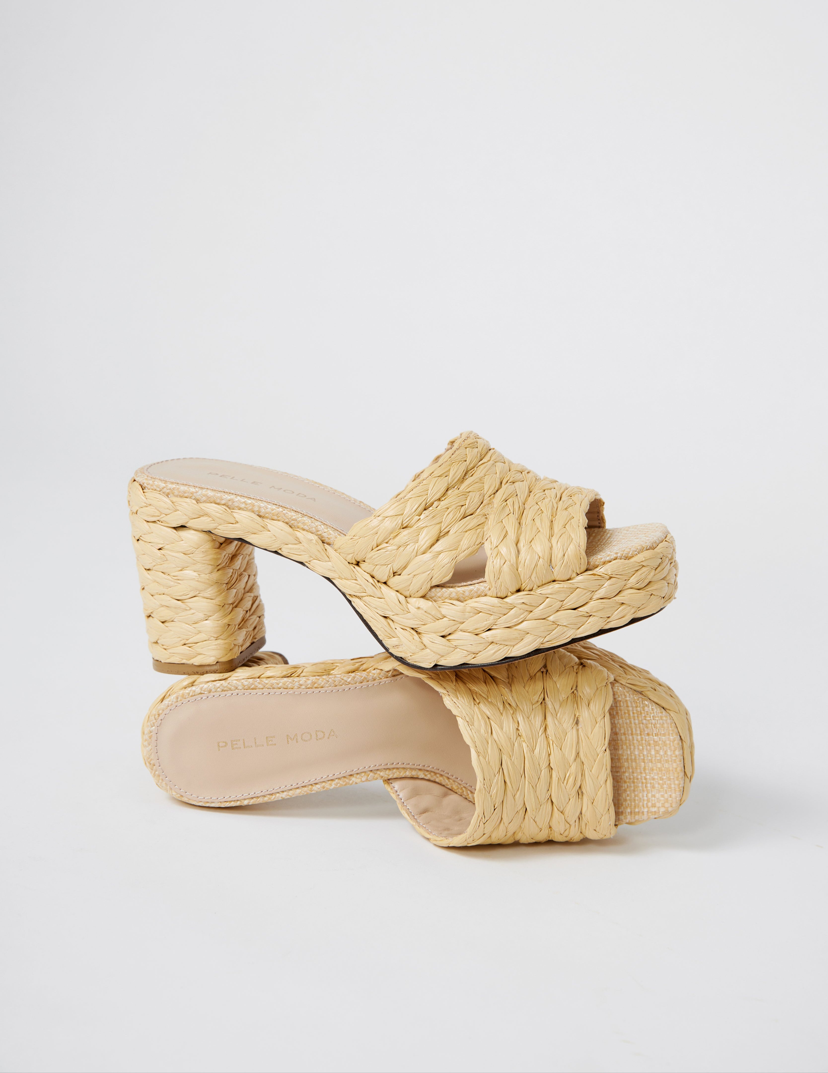 Camren Platform Sandals - Natural Leather Comfortable Women's Shoes for Summer, Beach, and Casual Outings