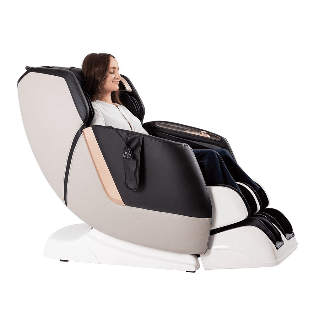 AmaMedic Juno II Full Body Massage Chair with Zero Gravity Recline - Shiatsu, Kneading & Air Compression for Home, Office & Relaxation