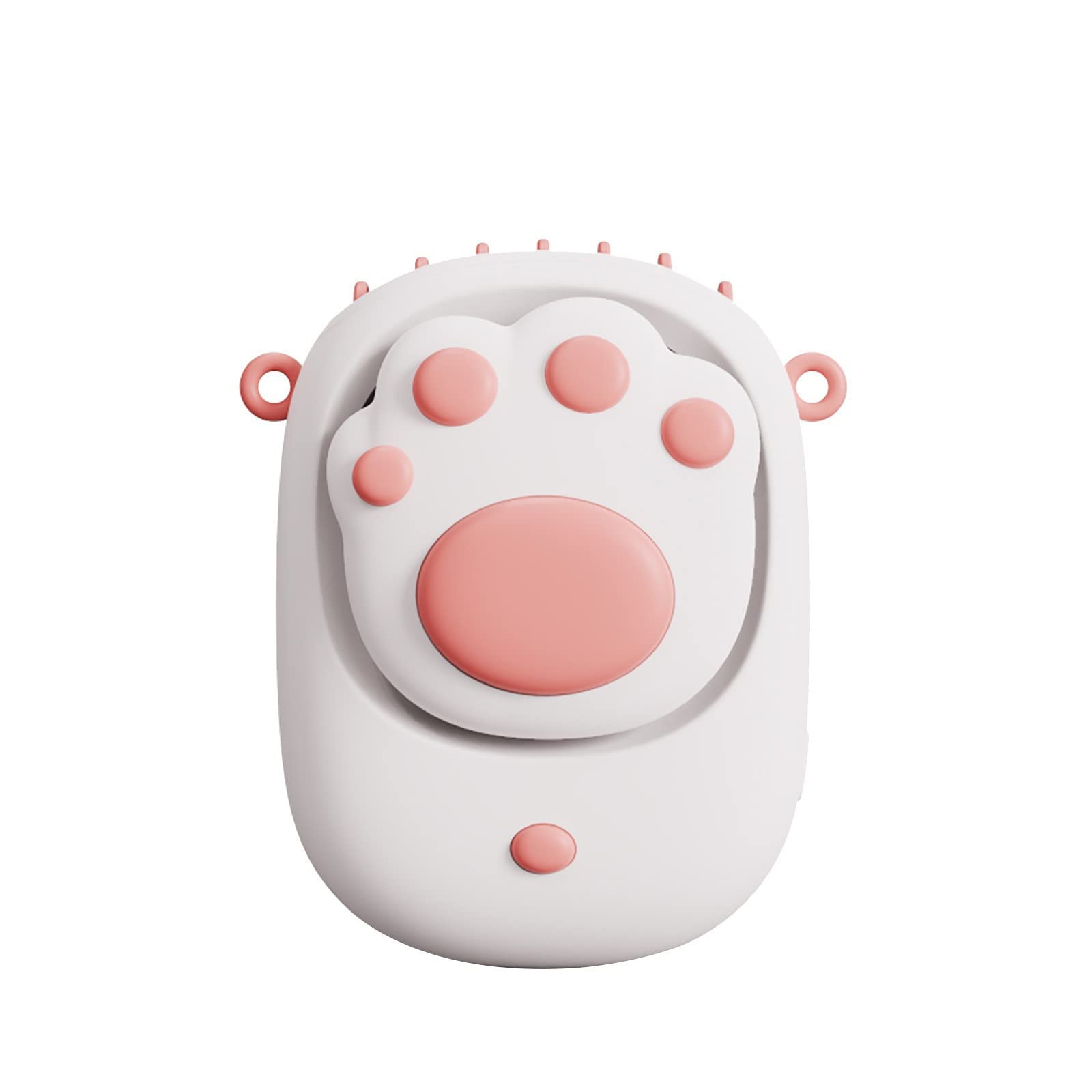 RX8 Cat Paw Cartoon USB Desktop & Hanging Neck Fan - Portable Personal Fan for Kids, Office, Travel & Outdoor Use