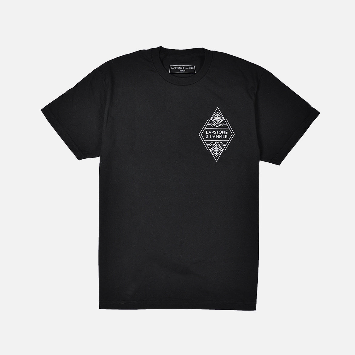 Premium Diamond Print T-Shirt for Men & Women - Soft Cotton Crewneck Tee in Classic Black | Casual Wear, Street Style & Everyday Comfort