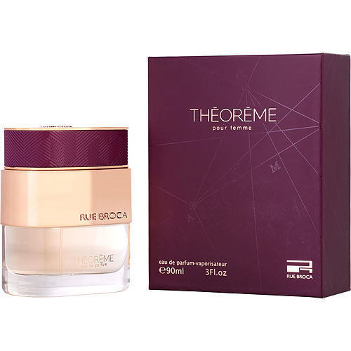 Afnan Rue Broca Theoreme EDP Spray for Women - 90ml Luxury Perfume | Long-Lasting Floral Fragrance for Daily Wear, Office & Evening Events