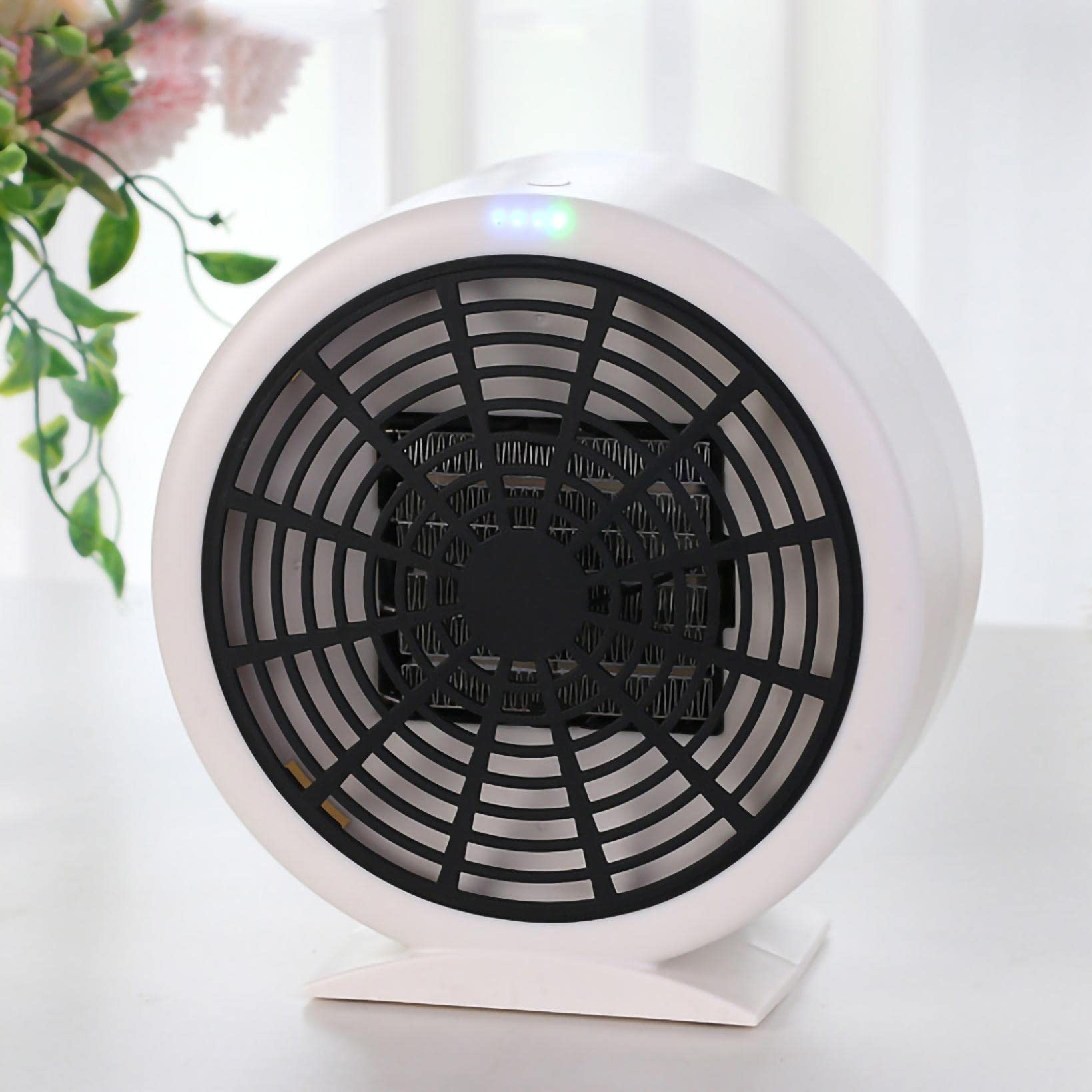 Gspmoly Mini Portable Space Heater - 80W Energy Efficient Electric Heater for Home, Office, Bedroom & Living Room | Personal Desktop Air Warmer for Indoor Use | Perfect for Winter Warmth & Small Space Heating