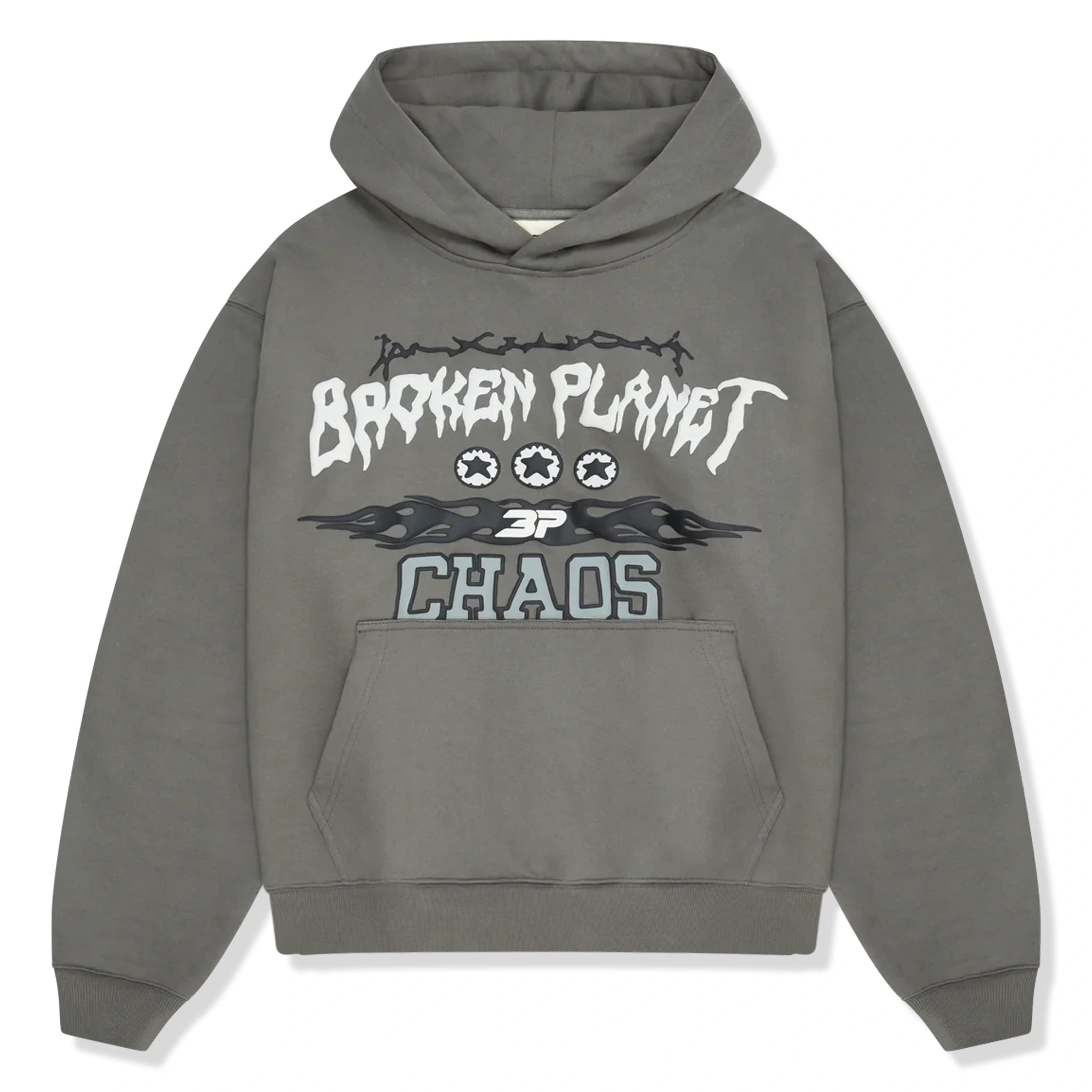 Broken Planet Chaos Gunmetal Grey Hoodie - Stylish Streetwear for Men & Women | Perfect for Casual Outfits, Urban Fashion, and Everyday Comfort