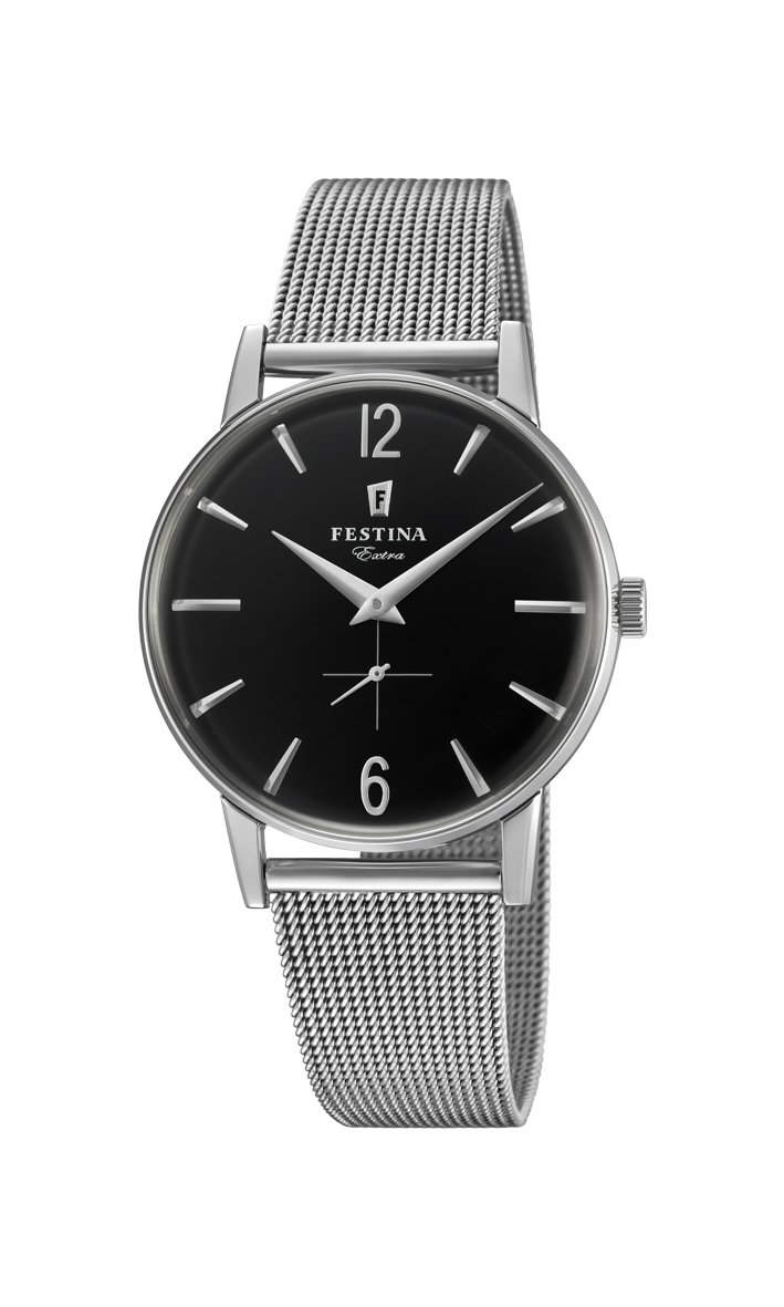 Festina Men's Classic Analog Quartz Smart Connected Wristwatch with Stainless Steel Strap - Water Resistant Dress Watch for Business, Casual & Formal Occasions - Model F20252/4