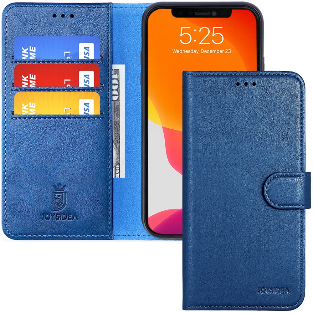 JOYSIDEA iPhone 11 Pro Max Wallet Case - Premium PU Leather Magnetic Flip Folio Cover with Card Slots, Kickstand & Shockproof Protection for iPhone 11 Pro Max 6.5