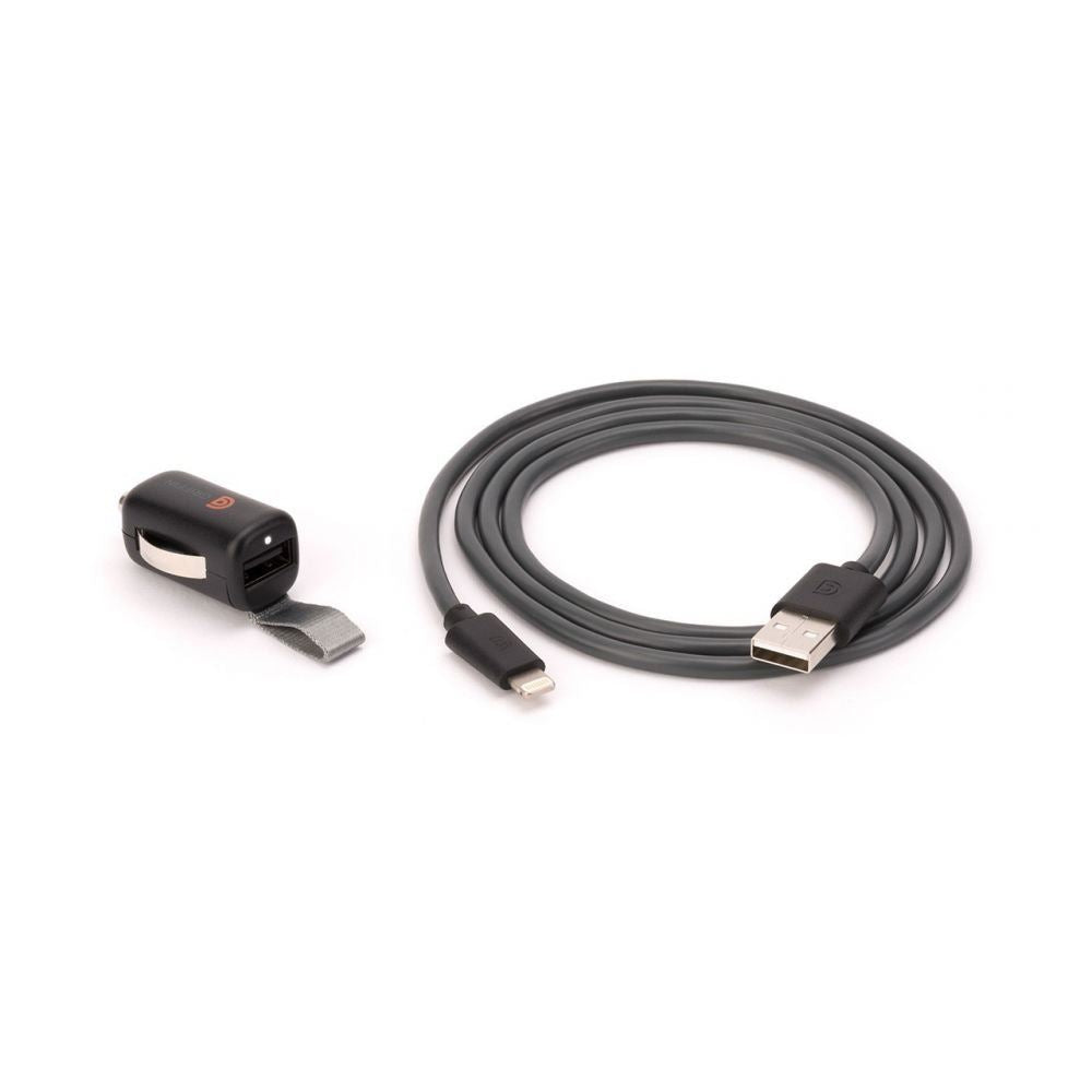 Griffin 2.4A 12W Fast Car Charger with USB Cable - Dual Port Car Phone Charger for iPhone, Samsung & Android - Perfect for Road Trips & Daily Commute