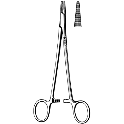 6 3/4 Inch Brown Needle Holder - 20 4867 - Perfect for Sewing, Knitting & Crafting Projects