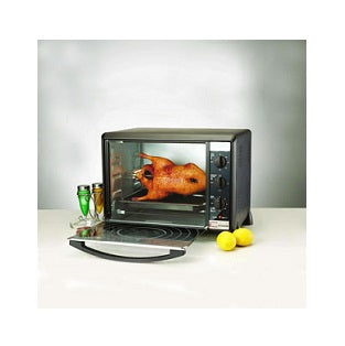 EWI TMTO3030R 220V Toaster Oven - Countertop Convection Oven for Baking, Roasting & Toasting | Perfect for Kitchens, Dorms & Small Spaces