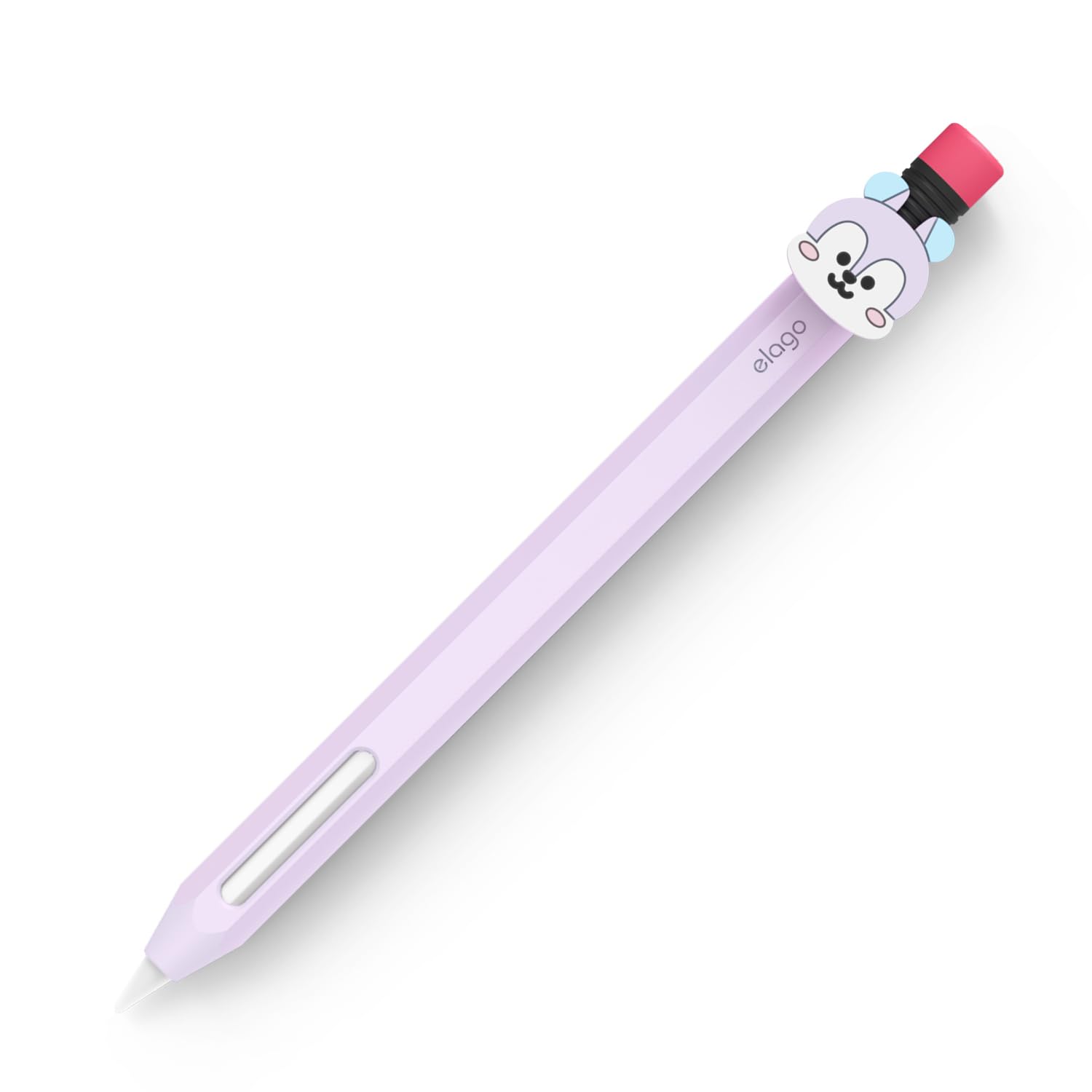 elago BT21 Apple Pencil Pro & 2nd Gen Case - Magnetic Charging Compatible with Double Tap, Squeeze & Haptic Features | Official Merchandise | Perfect for iPad Artists, Students & Professionals