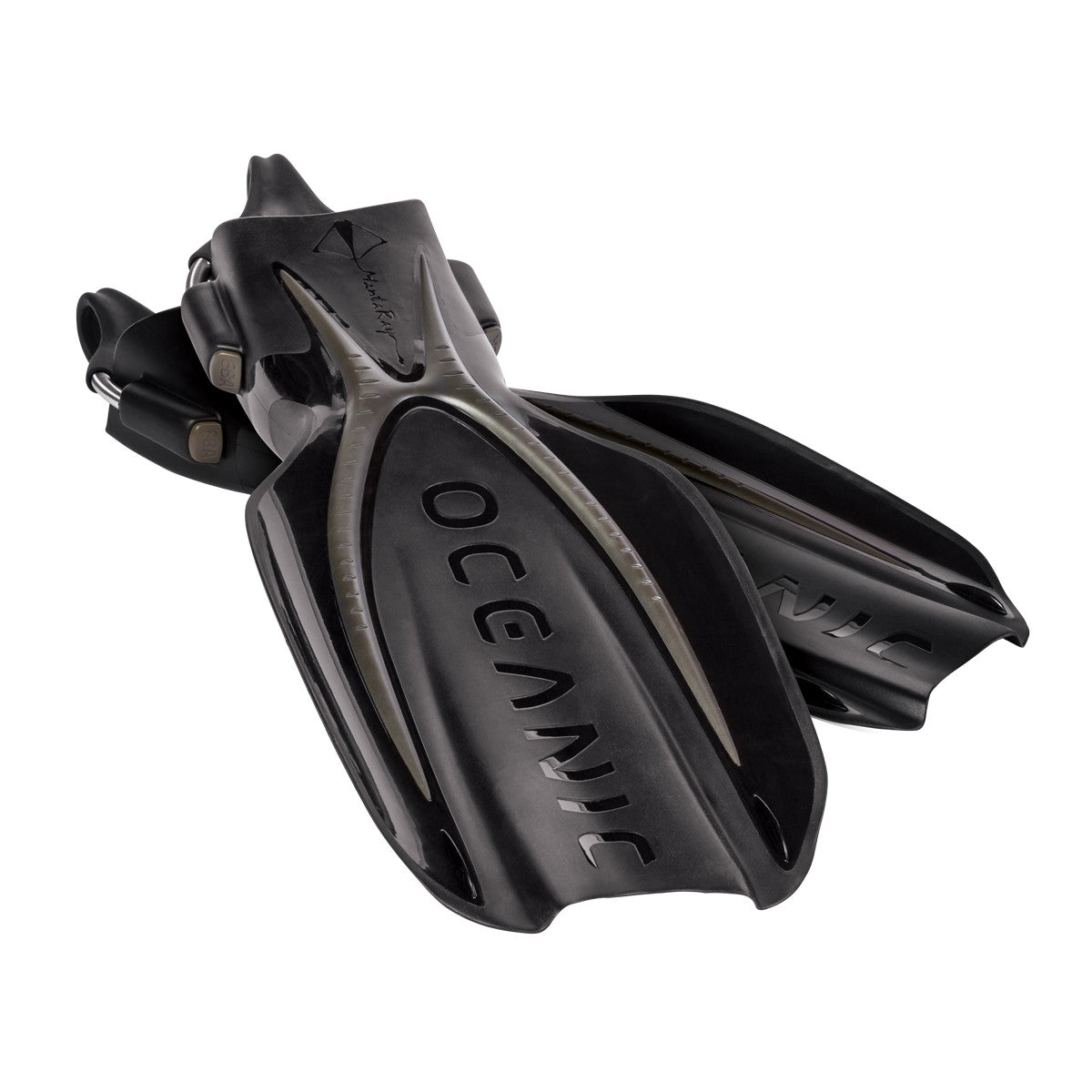 Oceanic Manta Ray Titanium Black Diving Watch - Professional Scuba Diving Gear for Deep Water Exploration and Water Sports