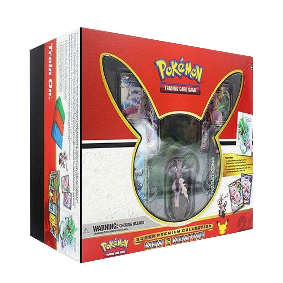 Pokémon Super Premium Mew and Mewtwo 20th Anniversary Collector's Edition - Rare Trading Cards for Collectors & Battles | Perfect for Pokémon TCG Tournaments & Nostalgic Gift Giving