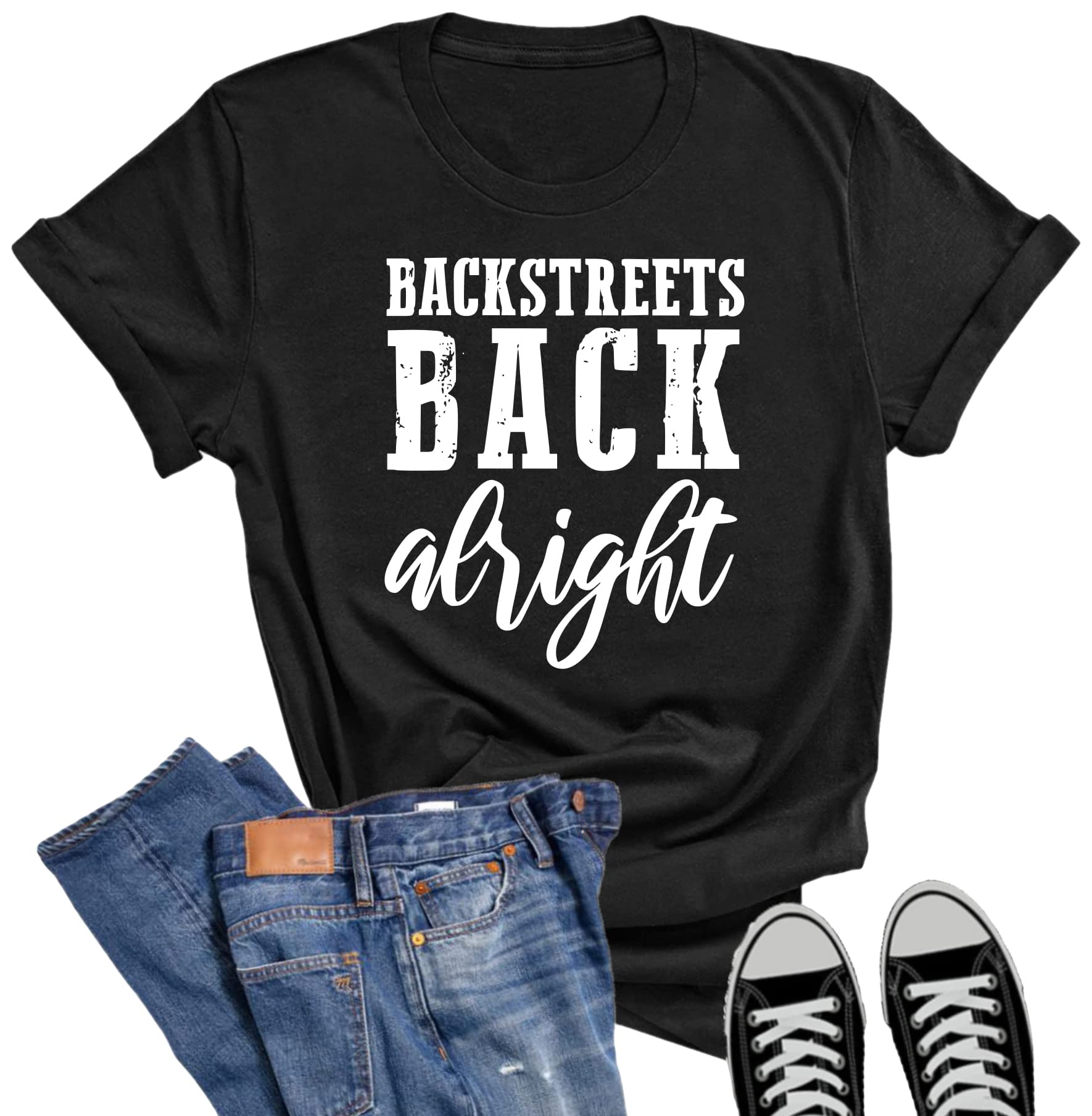 Unisex Backstreet Boys Concert T-Shirt - 'Backstreet's Back Alright' Fan Gift - Premium Cotton Tee for Men & Women - Perfect for Concerts, Parties & Casual Wear