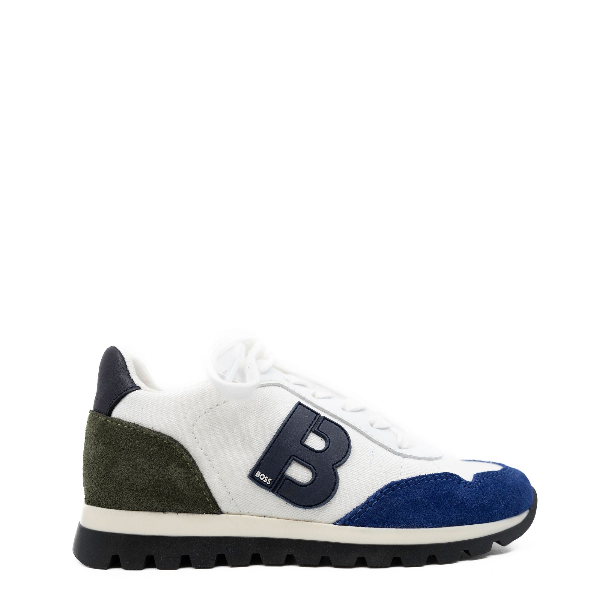 Hugo Boss Men's Multicolor Lace-Up Sneakers - Comfortable Casual Running Shoes for Gym, Workout & Everyday Wear
