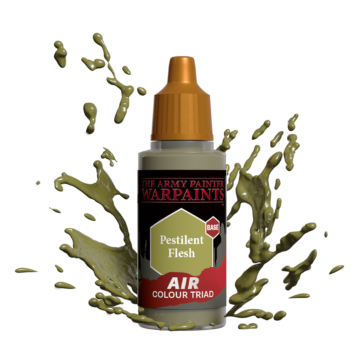Warpaints Air: Pestilent Flesh - Premium Miniature Paint Set for Tabletop Wargaming & Fantasy Models - Perfect for Warhammer, D&D, and Miniature Painting Enthusiasts