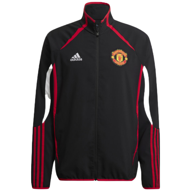 Adidas Manchester United Teamgeist Woven Jacket - Official Soccer Jacket for Men - Perfect for Match Days & Fan Events