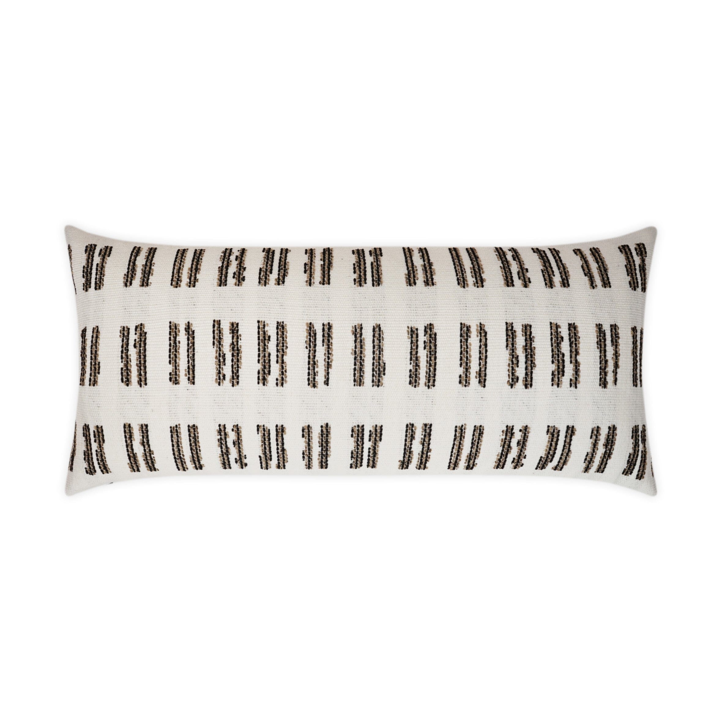 D.V. Kap 12x24 Outdoor Lumbar Pillow - Saybrook Natural - Waterproof & Fade-Resistant - Perfect for Patio, Poolside & Garden Furniture Cushions