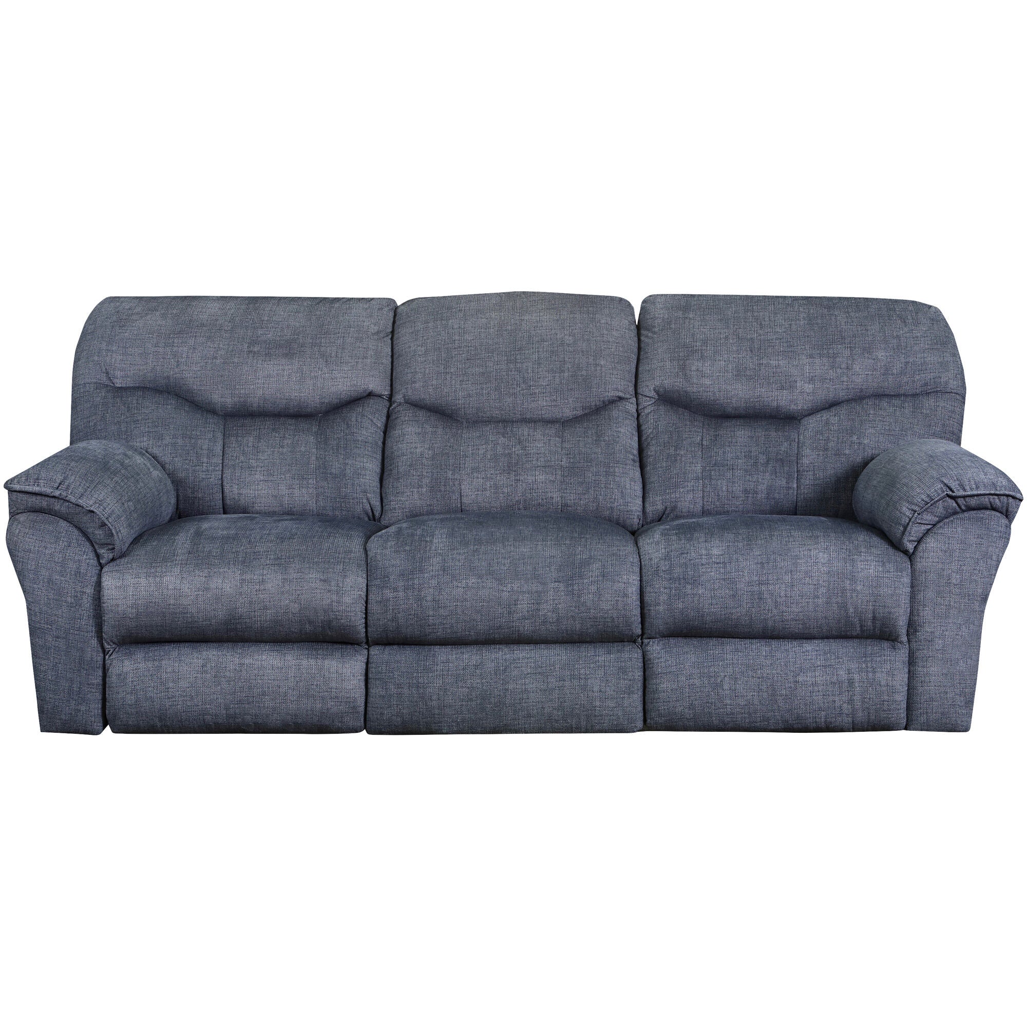 Kish Power Plus Reclining Sofa - 3-Seater Electric Recliner with USB Chargers & Cup Holders - Perfect for Living Room, Home Theater & Family Movie Nights
