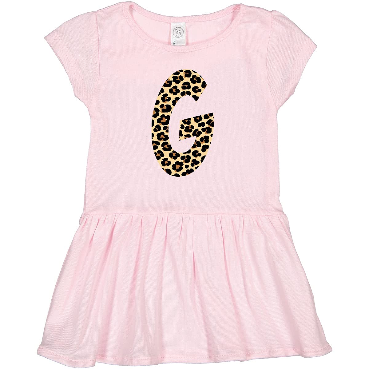 Inktastic Leopard Print Toddler Dress for Girls - Soft Cotton Animal Print Baby Dress - Perfect for Birthday Parties, Family Photos & Everyday Playtime