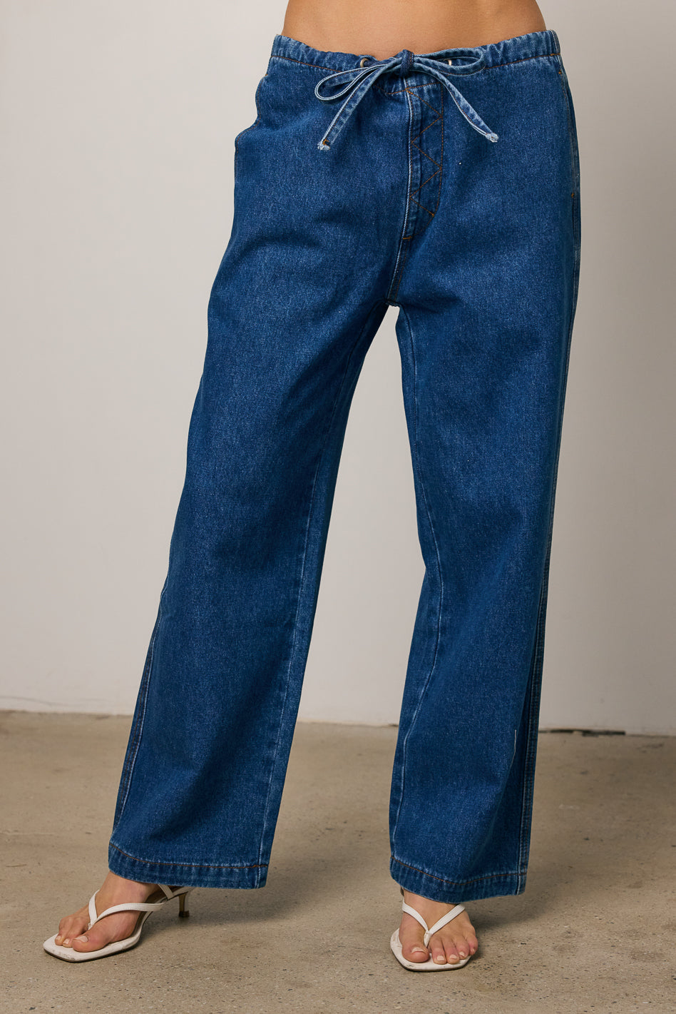 Lena High Waist Oversized Denim Pants for Women - Trendy Loose Fit Distressed Jeans with Stretch Comfort | Perfect for Casual Outfits, Streetwear & Everyday Wear