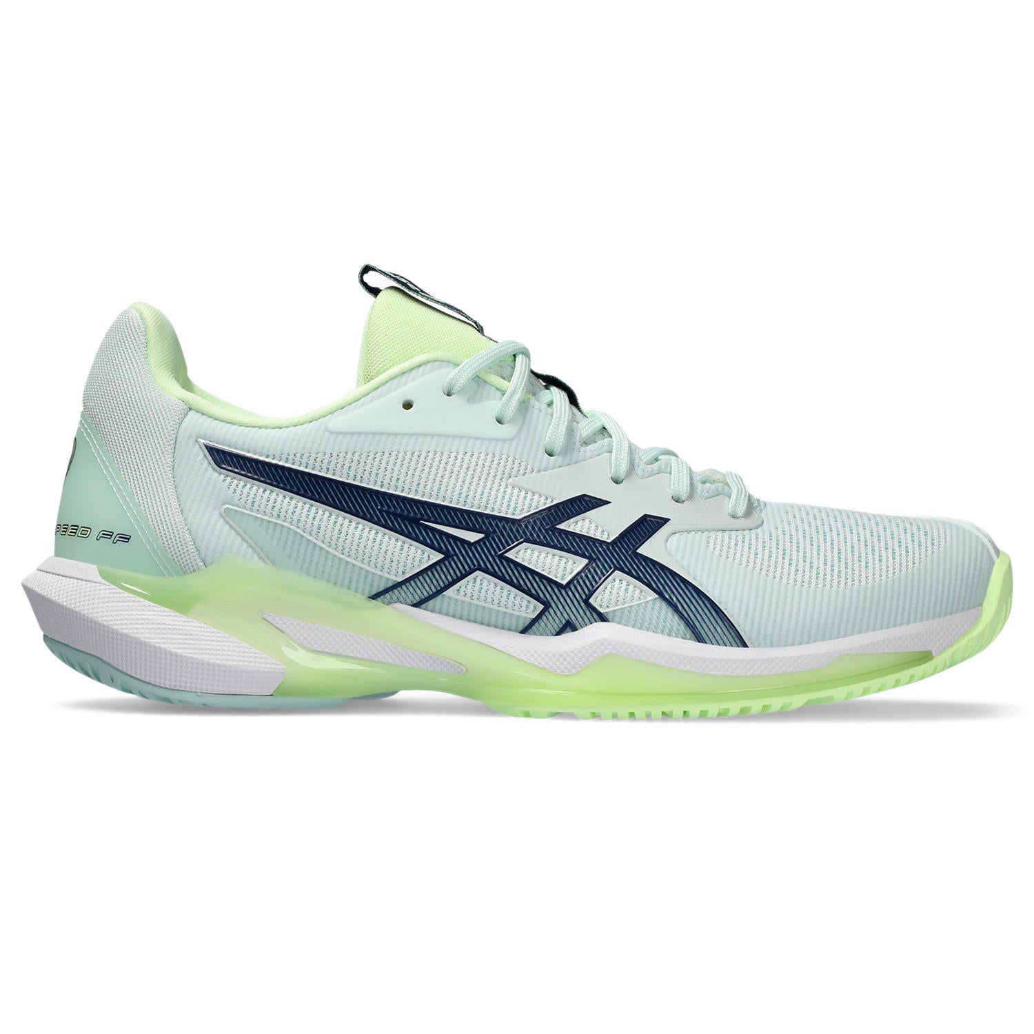 ASICS Solution Speed FF Women's Tennis Shoes - Lightweight Performance Court Shoes in Mint/Blue (250.300) | Perfect for Competitive Matches & Training Sessions
