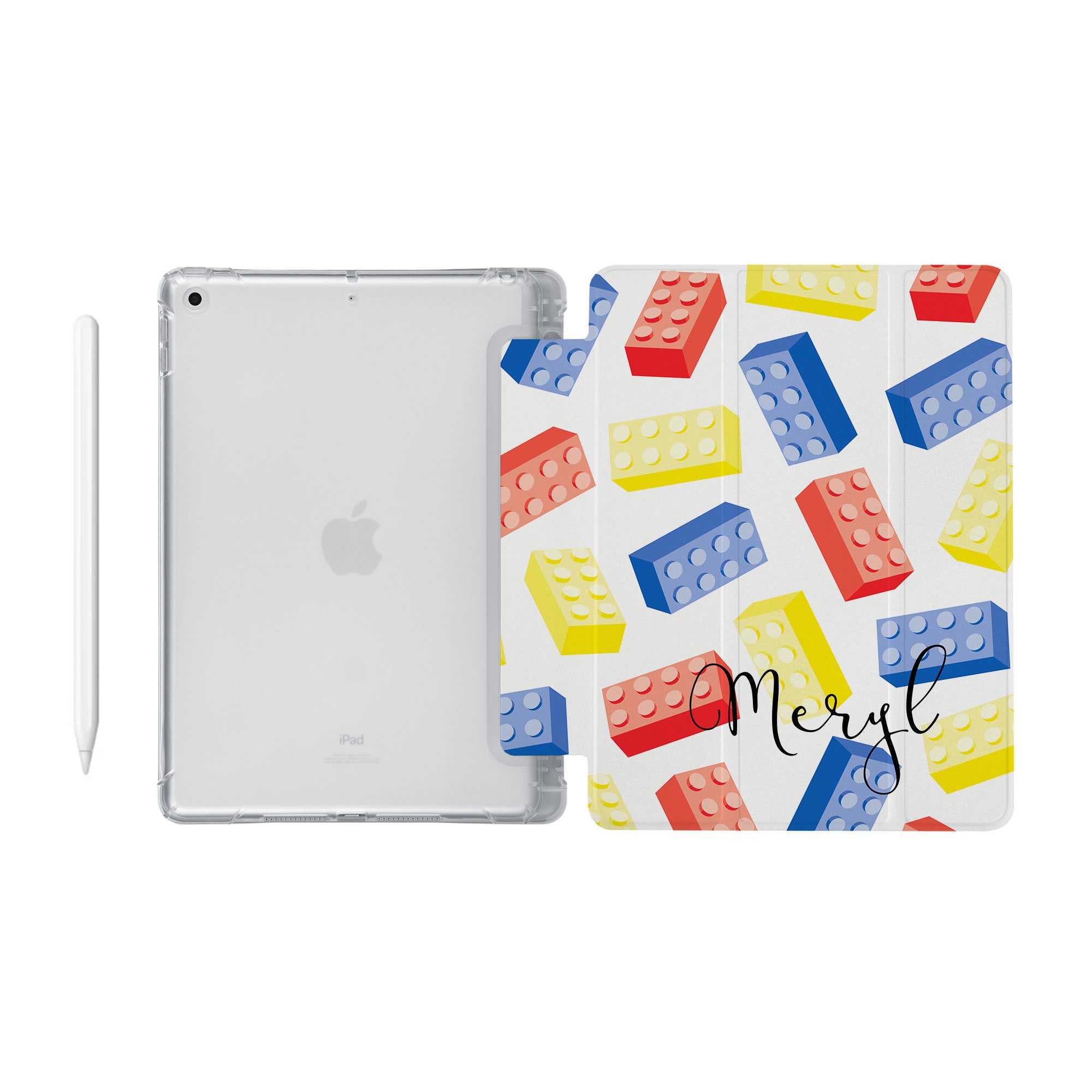 Retro Game iPad See-Through Case - Clear Protective Cover for iPad Pro/Air/Mini - Perfect for Gaming, Work & Travel
