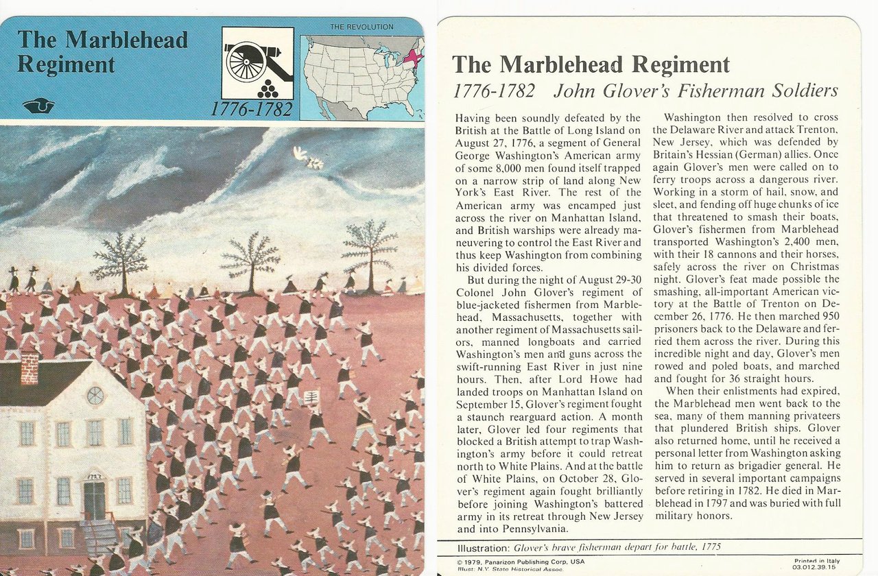 1979 Panarizon Story of America - 39.15 Marblehead Regiment Revolutionary War Collectible Coin | Historical Military Memorabilia for Collectors & History Enthusiasts | Perfect for Display Cases & Educational Collections