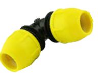 1-1/4 Inch Poly Compression Elbow Fitting - PVC Plumbing Connector for Water Supply, Irrigation & Pool Systems - Durable & Leak-Proof
