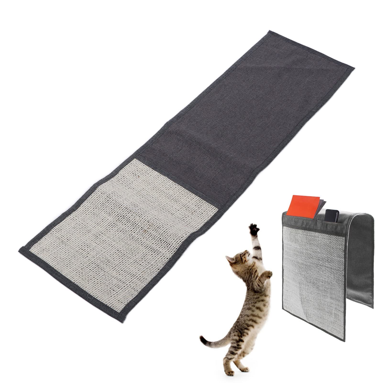 BTIHCEUOT Cat Scratching Mat - Durable Multi-Purpose Cat Couch Protector for Indoor Cats | Protects Furniture from Scratching | Perfect for Sofas, Couches & Home Decor