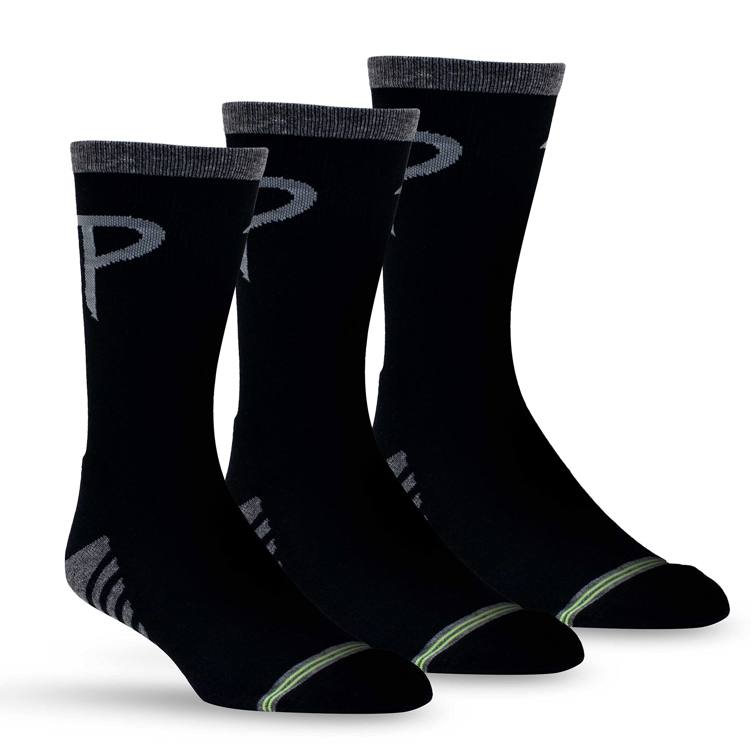 Perri’s Performance Crew Socks - Premium Cushioned Novelty Socks for Women & Men | Comfortable Athletic & Casual Wear for Running, Work & Everyday Use