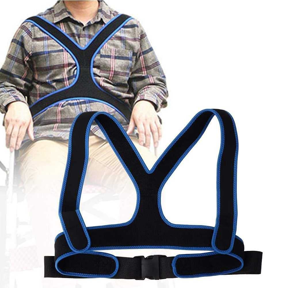 **WLKQ Wheelchair Seat Belt - Adjustable Safety Harness Strap for Wheelchairs | Anti-Slip, Breathable & Elastic Wheelchair Accessories | Ideal for Elderly, Disabled & Mobility Support**