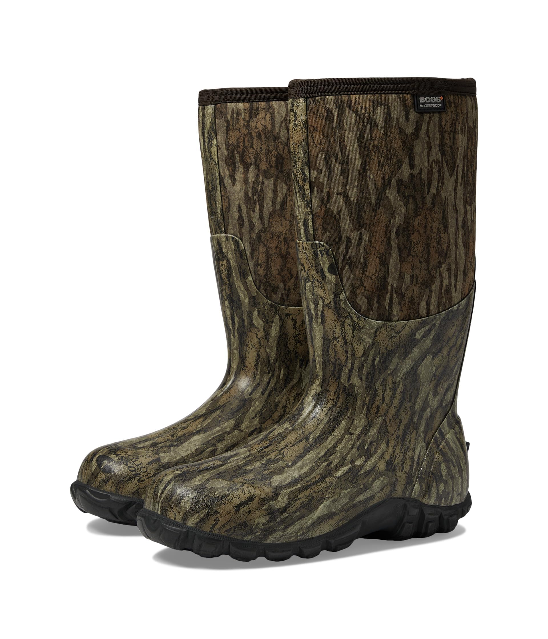 BOGS Men's Classic Camo Hunting Rain Boots - Waterproof Outdoor Boots for Hunting, Fishing & Farm Work - Durable Rubber Rain Boots for Men in Camouflage Pattern