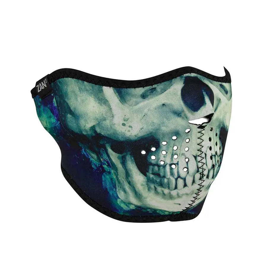 ZANheadgear Half Face Mask - Neoprene Paintball & Airsoft Skull Mask for Tactical Sports, Halloween Costume & Cosplay