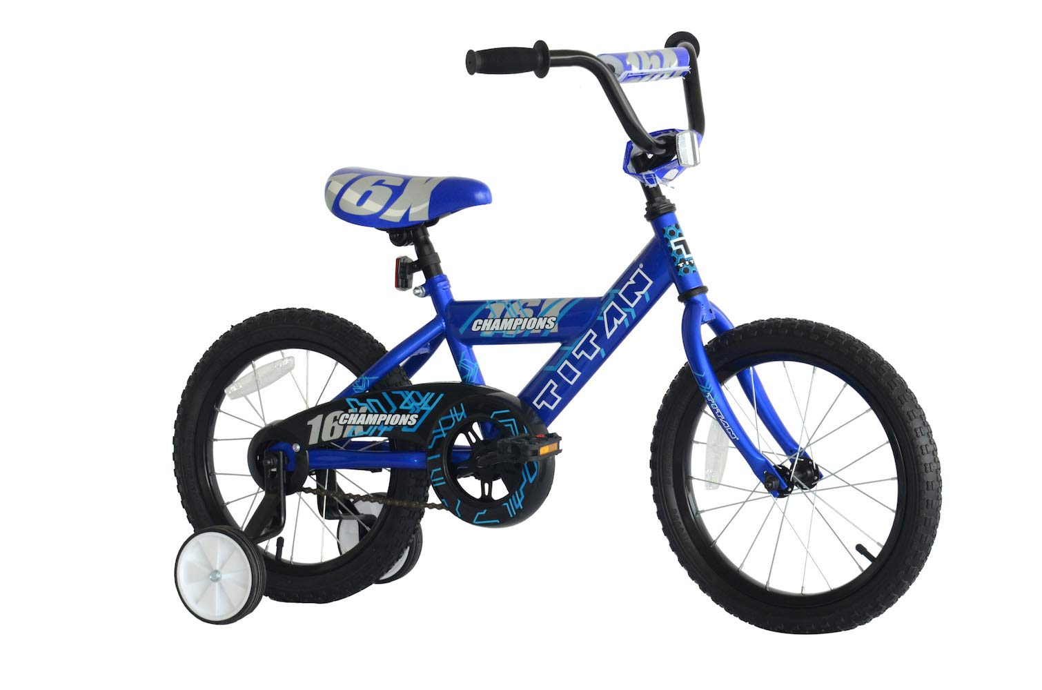 TITAN Champion Deluxe Boys BMX Bike - 20 Inch Lightweight Aluminum Frame, Adjustable Seat - Perfect for Kids Ages 6-12, Street & Park Riding, Beginner to Intermediate Level
