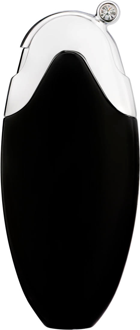 Luxury Caseti Elle Black Travel Perfume Atomizer with Swarovski Crystals - Portable Refillable Perfume Spray Bottle for Women, Perfect for Travel, Gym, and On-the-Go Touch Ups