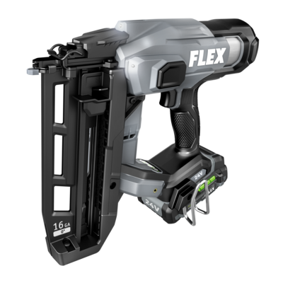 FLEX FX4321 1A 24V 16GA Straight Nailer with 2.5Ah Battery Kit - Professional Cordless Nail Gun for Woodworking, Framing, and DIY Home Projects